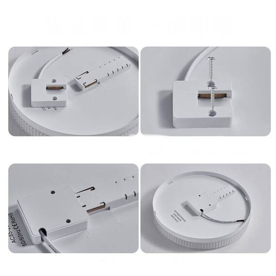 Plafoniera LED patrata, lumina alb rece : Putere - 24W, Set - 1 buc - 4- Roveli