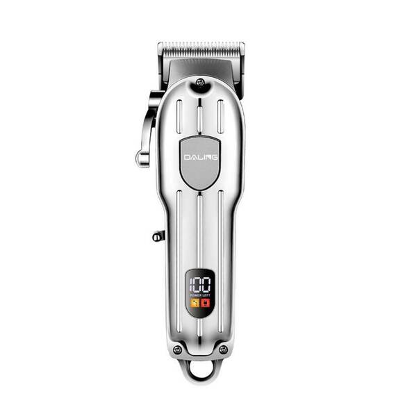 Aparat de tuns LCD cu afisaj digital, reincarcablil : Culoare - argintiu, Culoare (tm): argintiu - 7- Roveli