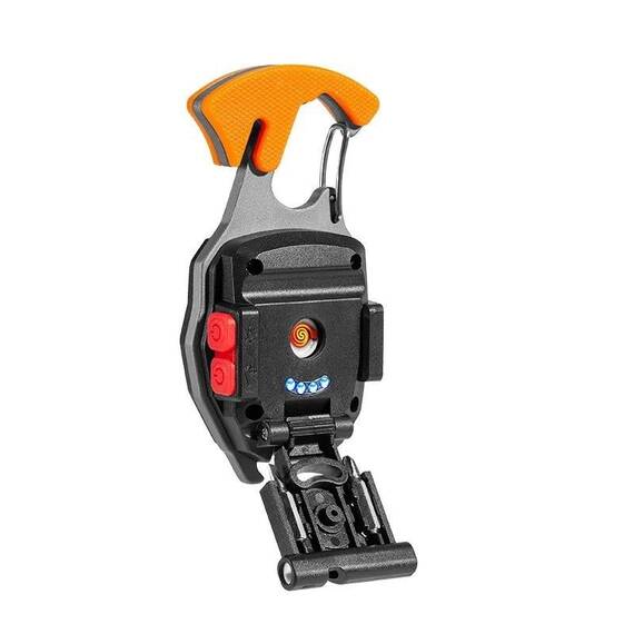Mini lanterna breloc pentru multiple utilizari : Culoare - negru/albastru, Culoare (tm): negru/albastru - 9- Roveli