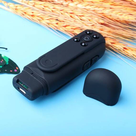 Camera video de buzunar cu detectie miscare : Culoare - negru, Culoare (tm): negru - 5- Roveli