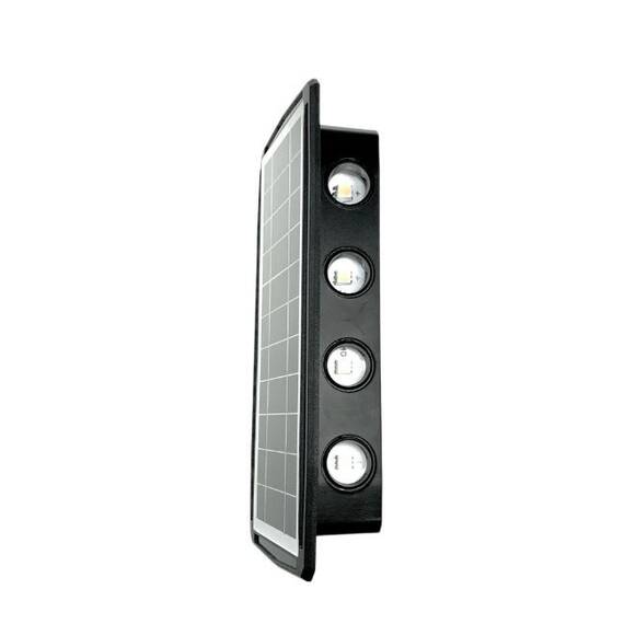 Lampa solara de perete cu 8 LED-uri : Culoare - negru, Culoare (tm): negru - 3- Roveli