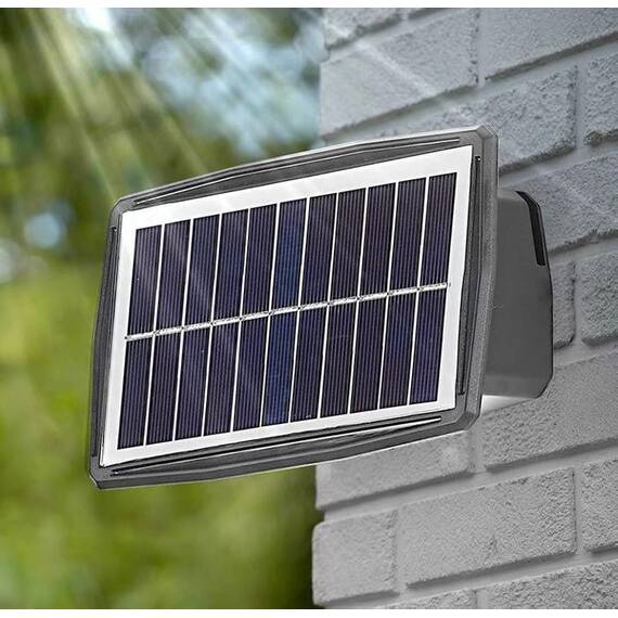 Lampa solara de perete cu 8 LED-uri : Culoare - negru, Culoare (tm): negru - 6- Roveli