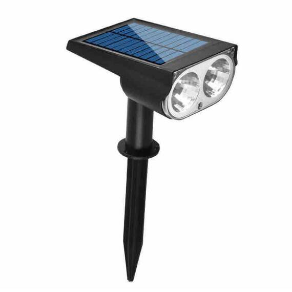 Lampa solara de gradina cu doua leduri RGB : Set - 1 buc, Set (tm): 1 buc - 4- Roveli