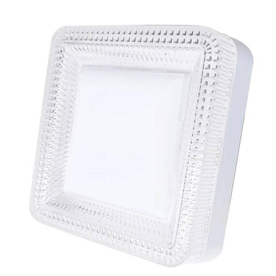 Plafoniera LED patrata, lumina alb rece, crystal design : Putere - 48W, Set - 1 buc - 2- Roveli