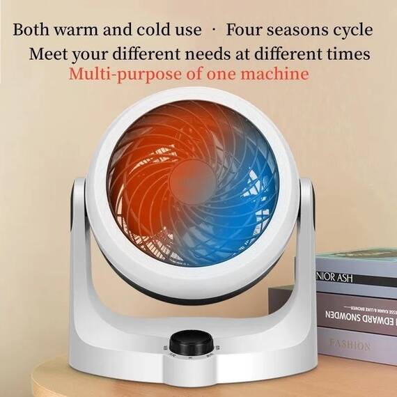 Ventilator incalzitor cu aer rece si cald 1800W : Culoare - alb/negru, Culoare (tm): alb/negru - 5- Roveli