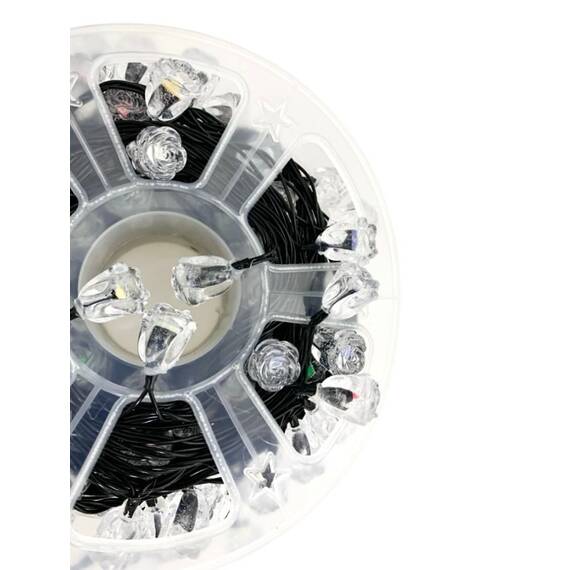 Instalatie luminoasa tip snur cu 240 becuri led, pentru Craciun, lungime 50m, lumina multicolor : Tip lumina - RGB-multicolor, Tip lumina (tm): RGB-multicolor - 5- Roveli