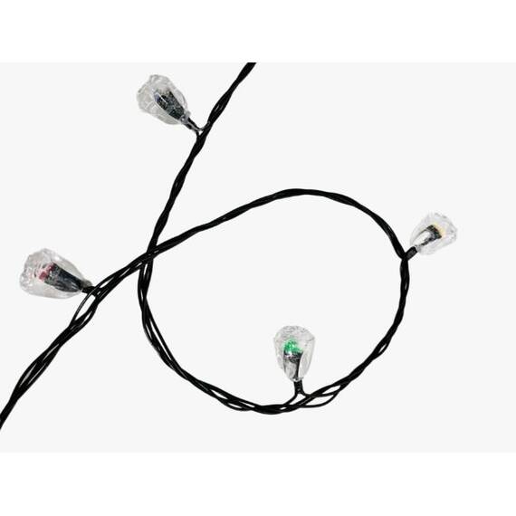 Instalatie luminoasa tip snur cu 240 becuri led, pentru Craciun, lungime 50m, lumina multicolor : Tip lumina - RGB-multicolor, Tip lumina (tm): RGB-multicolor - 6- Roveli