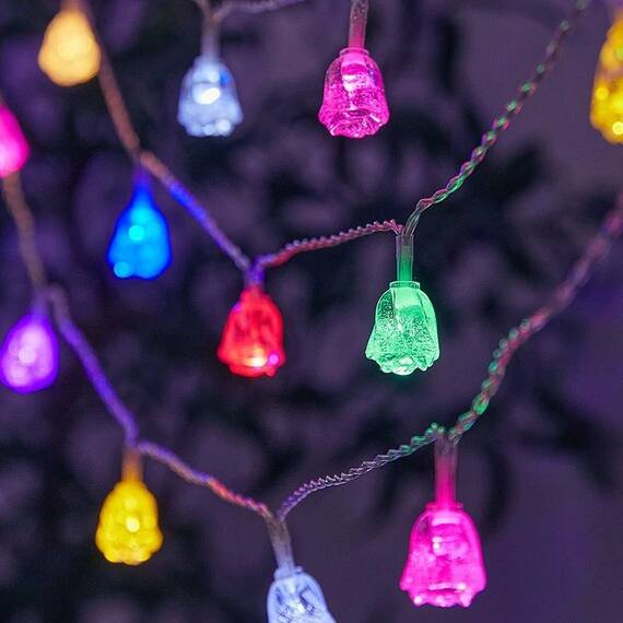 Instalatie luminoasa tip snur cu 240 becuri led, pentru Craciun, lungime 50m, lumina multicolor : Tip lumina - RGB-multicolor, Tip lumina (tm): RGB-multicolor - 10- Roveli