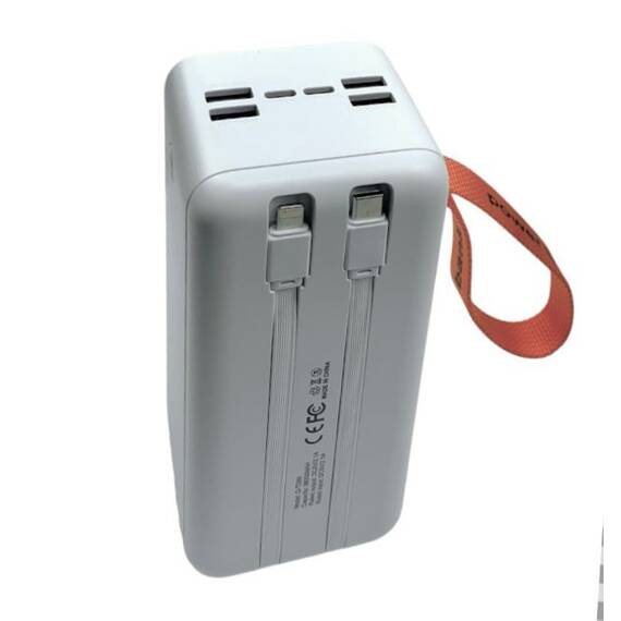 Baterie externa cu afisaj LED, 58000mAh , USB C si  Lightning : Culoare - negru, Culoare (tm): alb - 3- Roveli