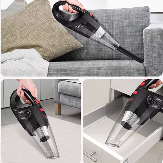Aspirator portabil pentru masina 120 w : Culoare - negru, Culoare (tm): negru - 5- Roveli