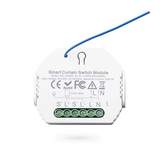 Mini Controller pentru rulouri si perdele, Culoare (tm): alb - 8- Roveli