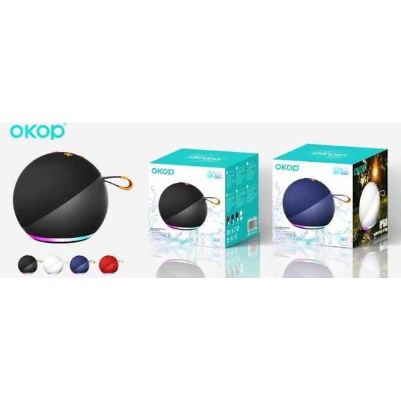 Boxa portabila BT pentru desktop, subwoofer wireless cu LED RGB : Culoare - alb, Culoare (tm): negru - 6- Roveli