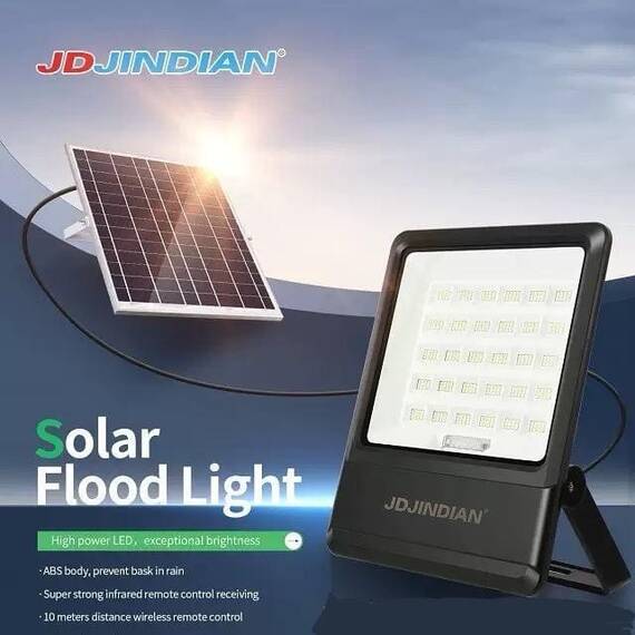 Proiector solar cu panou monocristalin si telecomanda : Putere - 300 W - 5- Roveli