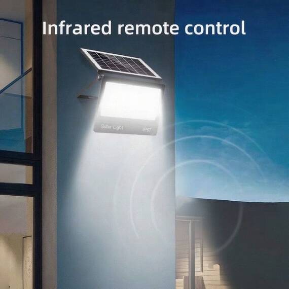 Lampa solara de perete LED, pentru exterior, IP67 : Putere - 100 W - 3- Roveli
