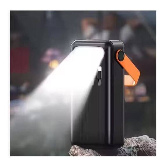 Baterie externa Borofone cu panou solar, 4xUSB-A si cabluri 3 in 1, 30.000mAh, Culoare (tm): negru - 3- Roveli