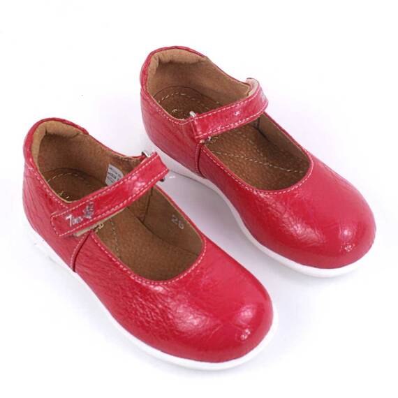 Pantofi usori , de copii ,din piele naturala lacuita 2072-ROSU/ROSU/XXX - 2- Roveli