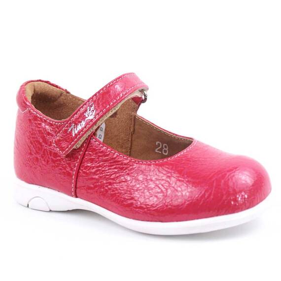 Pantofi usori , de copii ,din piele naturala lacuita 2072-ROSU/ROSU, Culoare (12): Fucsia, Marime (12): 26 - 2- Roveli