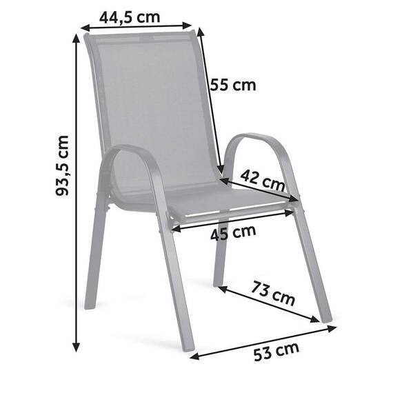 Set mobilier gradina DacEnergy©, 2 scaune, o masa rotunda, blat frumos din sticla, tapiteria scaunelor din textilene, aspect estetic, stil minimalist, pentru gradina, terasa, balcon - 7- Roveli