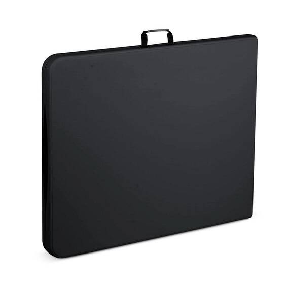 Masa de gradina pliabila, cadru durabil din otel, material PE si rezistent la UV, cu maner, 244 x 75 x 74 cm, negru - 5- Roveli