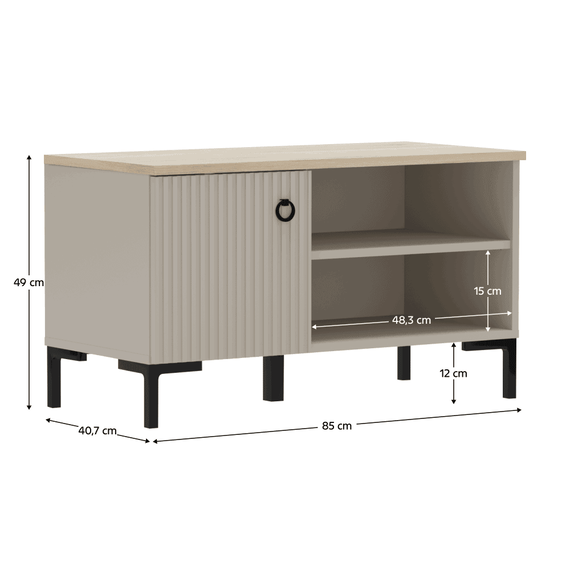 Pantofar, gri-maroniu Taupe/stejar silverjack, DOMCA 1D - 4- Roveli