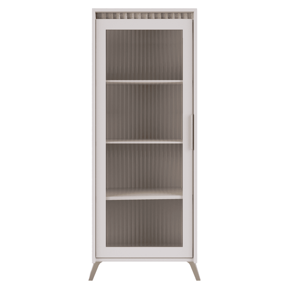 Vitrina, casmir/stejar sonoma, LONGY REG1W - - Roveli