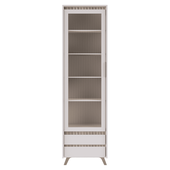 Vitrina, casmir/stejar sonoma, LONGY REG1W2S - - Roveli