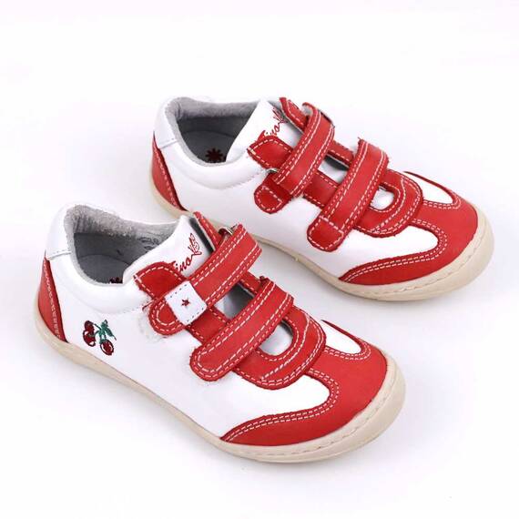 Pantofi sport , pentru copii , din piele naturala , cu talpa cusuta 1839-ROSU/ALB/CIRESE, Culoare (12): Rosu, Marime (12): 29 - 2- Roveli