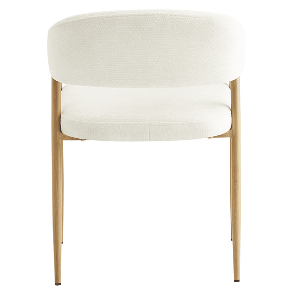 Fotoliu de sufragerie de design, crem/fag, NIZAR TYP 1 - 3- Roveli