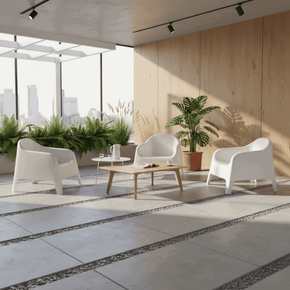 Scaun stivuibil, alb, plastic, SOKRA NEW - 6- Roveli