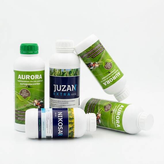 Pachet Porumb Nikosar 1L + Juzan 1L + Aurora 3L - 1 Ha | Acvilanis - - Roveli