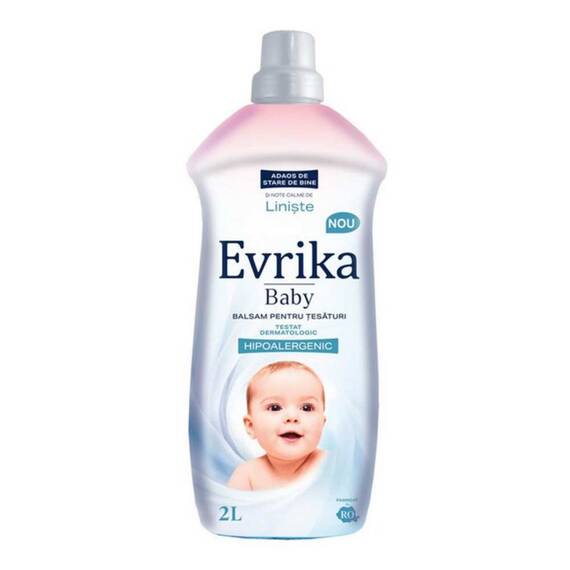 Balsam rufe Evrika, lichid, hipoalergenic, catifelare, 2 L, baby - - Roveli