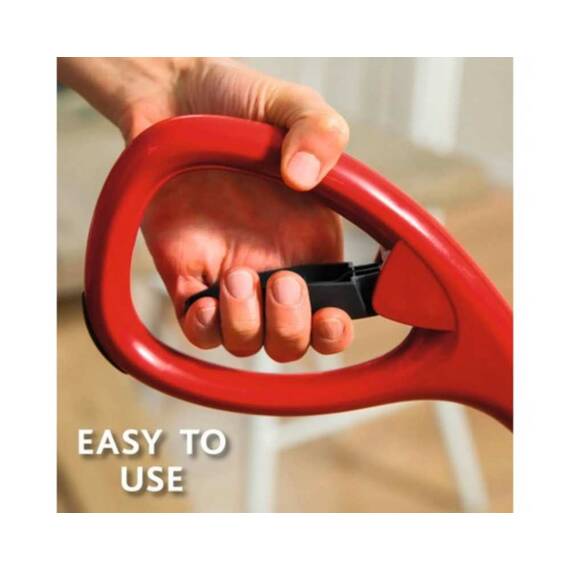 Mop cu pulverizator Vileda Spray Max, microfibra si plastic, rezervor integrat, rotire 180 grade, 1 buc, rosu si alb - 6- Roveli