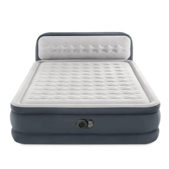 ​Saltea gonflabila Intex, pentru camping, tehnologia Fiber-Tech, spatar integrat, interior / exterior, greutatea maxima admisa 272 kg, 152 x 236 x 86 cm, cu pompa - 3- Roveli
