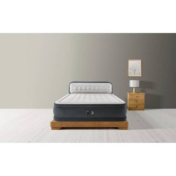 ​Saltea gonflabila Intex, pentru camping, tehnologia Fiber-Tech, spatar integrat, interior / exterior, greutatea maxima admisa 272 kg, 152 x 236 x 86 cm, cu pompa - 4- Roveli