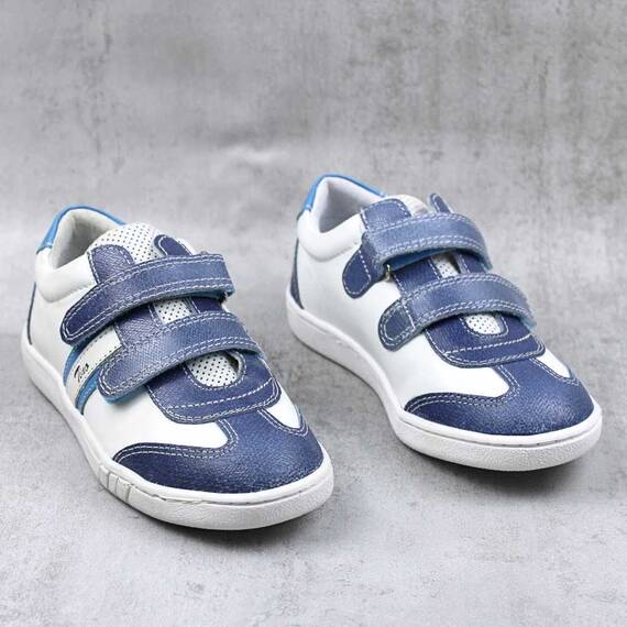 Pantofi sport pentru copii , din piele naturala 3229-BLEU/BLEU, Culoare (12): Bleu, Marime (12): 31 - 3- Roveli