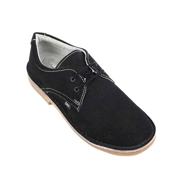 ​Pantofi comozi , de dama , din piele naturala , intoarsa  853-NEGRU - 5- Roveli