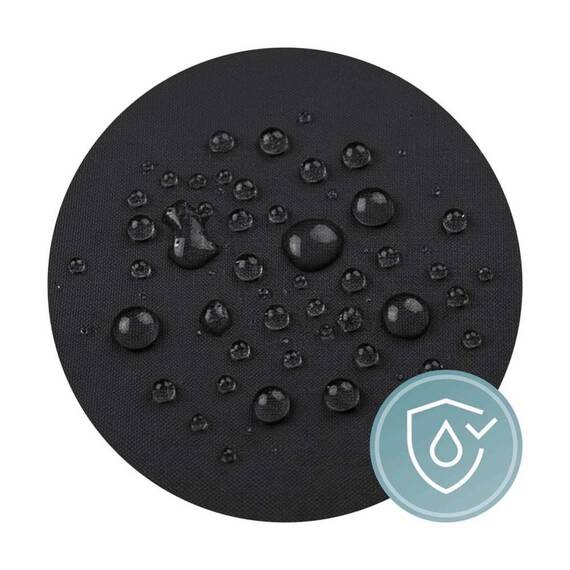 Pavilion de gradina, cu 3 pereti, fabricat din PVC, constructie din otel, acoperisul din PVC 1280D – 100% impermeabil, filtru UV UPF50+, 3 x 6 m, negru - 8- Roveli