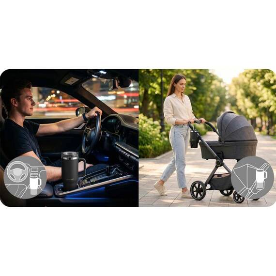 Cana termos, otel inoxidabil, capac 3 in 1, baut, gaura, pai, cu maner, mentinere cald si rece, inaltimea de 27 cm, 1180 ml, negru - 8- Roveli