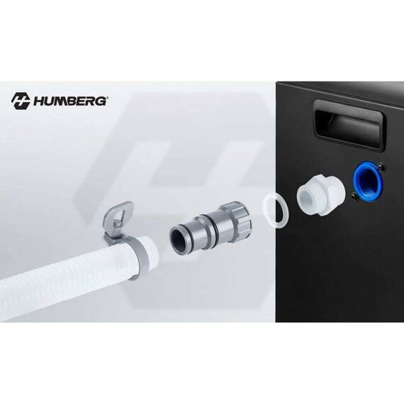 Pompa de caldura pentru piscina pana la 10 m³, afisaj LCD, Bluetooth, Wi-Fi, temperatura de functionare 10-43 °C, debit de apa 1, 50 m³/h, COP 5.17, 3 kW, neagra - 6- Roveli