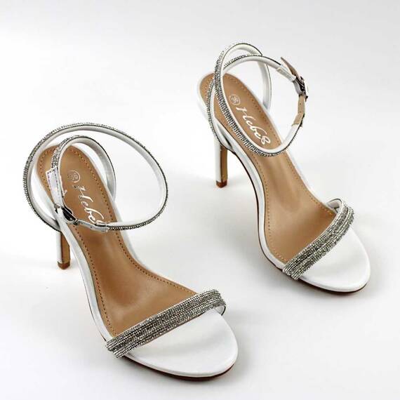 Sandale elegante de dama , cu reflexii stralucitoare LE7128-SILVER, Culoare (12): Argintiu, Marime (12): 39 - 3- Roveli