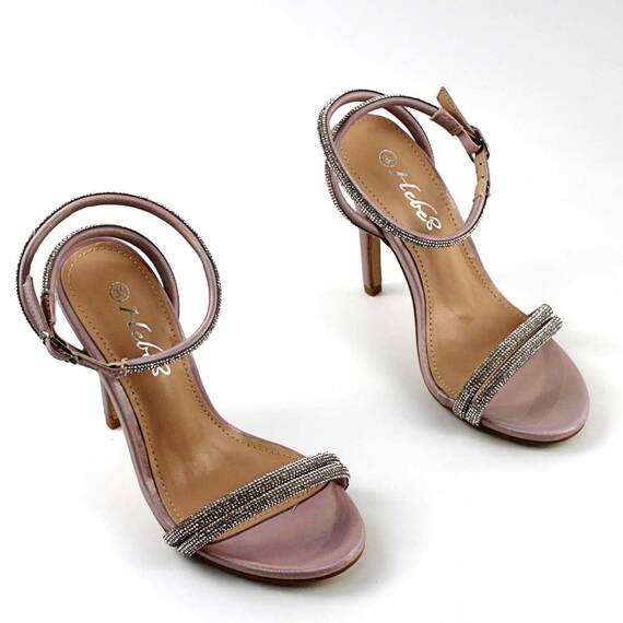 Sandale elegante de dama , cu reflexii stralucitoare LE7128-CHAMP, Culoare (12): lila, Marime (12): 38 - 3- Roveli