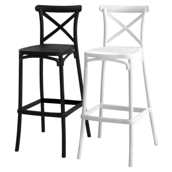 Scaun de bar, negru, SAVITA TYP 2 - 3- Roveli