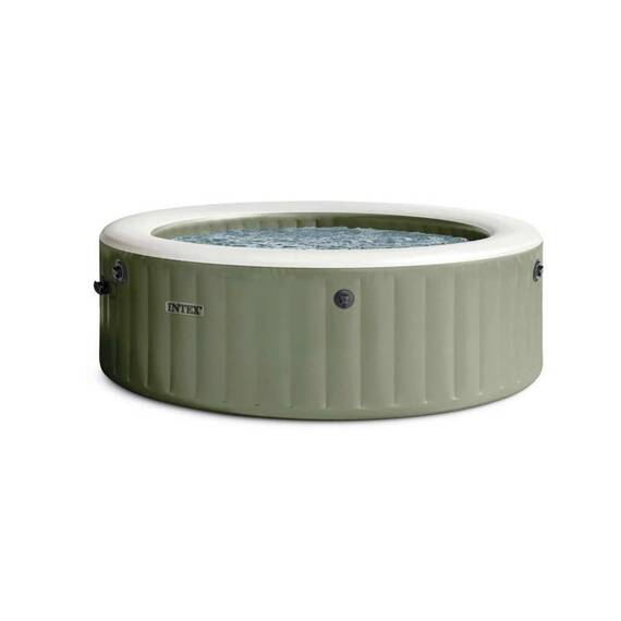 Spa gonflabil cu hidromasaj pentru 6 persoane, 3 straturi cu fibre FiberTech, prelata de protectie, pompa de filtrare incorporata, panou de control modern, 1098 litri, 216 x 71 cm - 5- Roveli