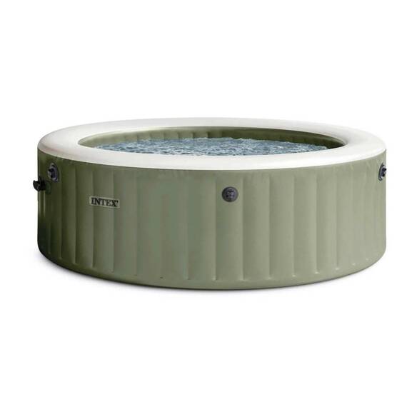 Spa gonflabil cu hidromasaj pentru 6 persoane, 3 straturi cu fibre FiberTech, prelata de protectie, pompa de filtrare incorporata, panou de control modern, 1098 litri, 216 x 71 cm - 9- Roveli
