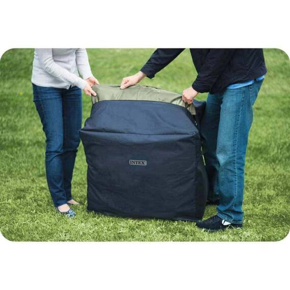 Spa gonflabil cu hidromasaj pentru 6 persoane, 3 straturi cu fibre FiberTech, prelata de protectie, pompa de filtrare incorporata, panou de control modern, 1098 litri, 216 x 71 cm - 12- Roveli