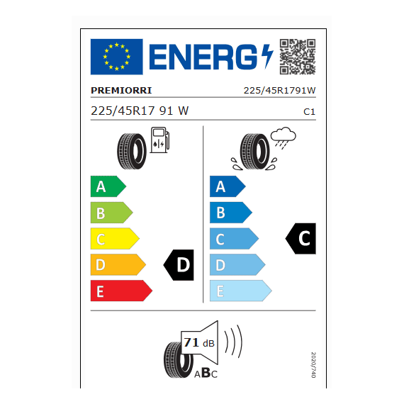 Anvelopa Vara 225/45R17 91W SOLAZO S PLUS - PREMIORRI - 2- Roveli