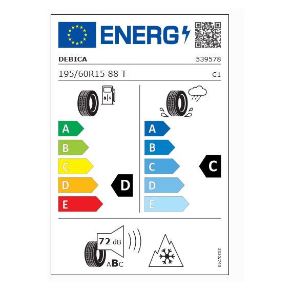 Anvelope Iarna 195/60R15 88T FRIGO 2 MS - DEBICA - 2- Roveli