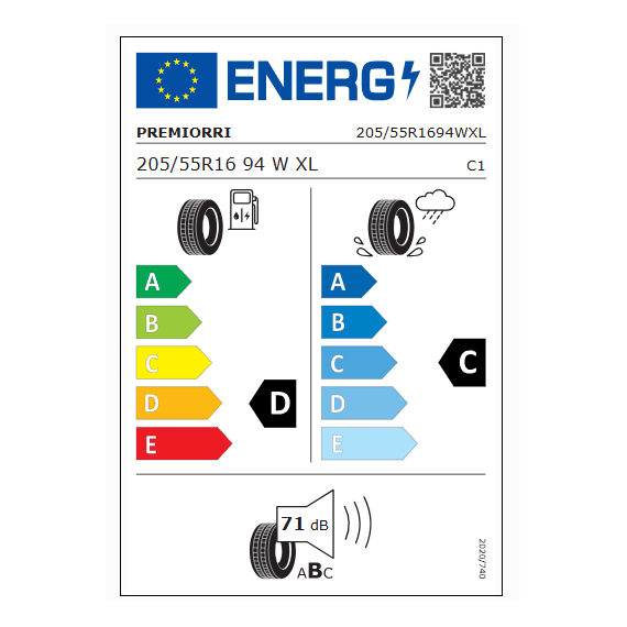 Anvelope Vara 205/55R16 94W SOLAZO S PLUS - PREMIORRI - 2- Roveli
