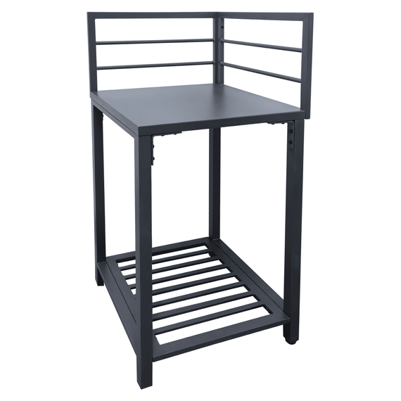 Insula de bucatarie de gradina de colt, metal, gri, TANITA TYP 1 - - Roveli