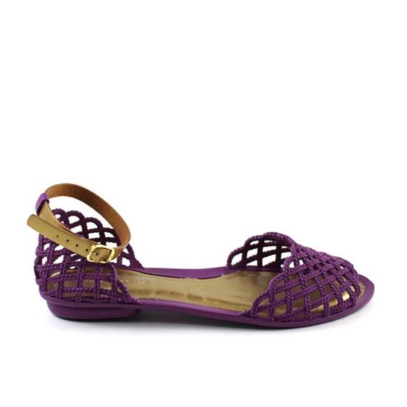 Sandale usoare de dama , cu bareta pe glezna 585-PURPLE, Culoare (12): Mov, Marime (12): 39 - 3- Roveli